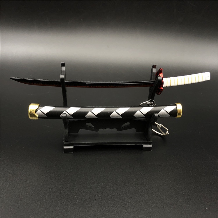Demon Slayer: Kimetsu no Yaiba - Tanjiro Kamado Scabbard 2nd Generation Sun Wheel Sword Weapon Model Metal Keychain undefined
