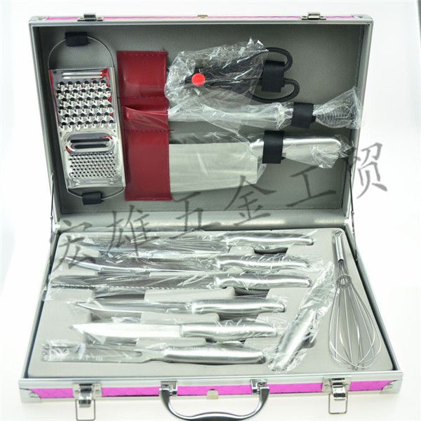 Knife Set Kitchen Stainless Steel Knife Set Thirteen Kitchen Gift Kitchen Knife Set Factory Direct Sales details Picture