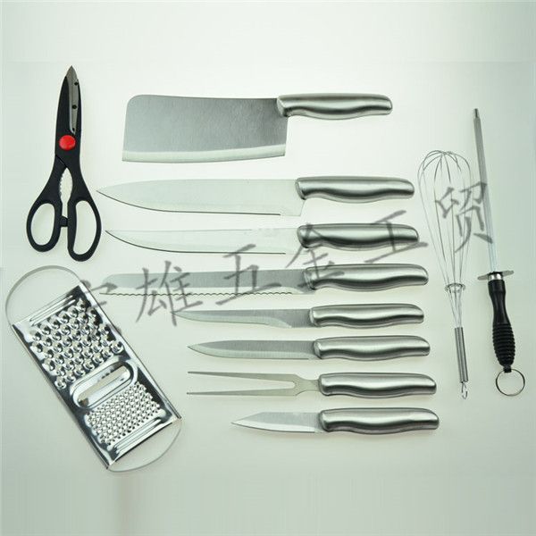 Knife Set Kitchen Stainless Steel Knife Set Thirteen Kitchen Gift Kitchen Knife Set Factory Direct Sales undefined