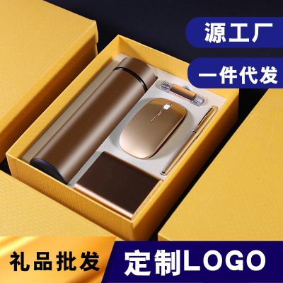 Regalo kayroshi pluma oficina creativo regalo conmemorativo pequeño regalo bolígrafo de firma copa térmica ratón usb flash set de regalo logotipo personalizado