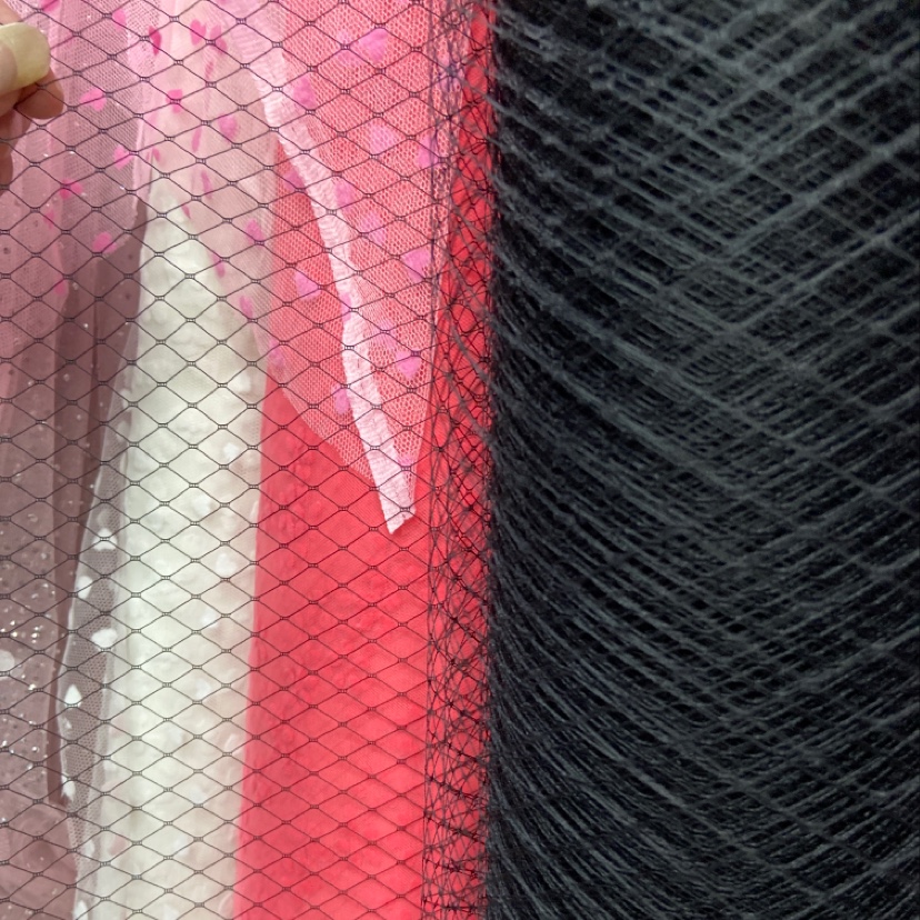 Large Fish Net Lace Clothing Fabric Ornaments Arts And Crafts Headwear Fabric Multi-Color Optional