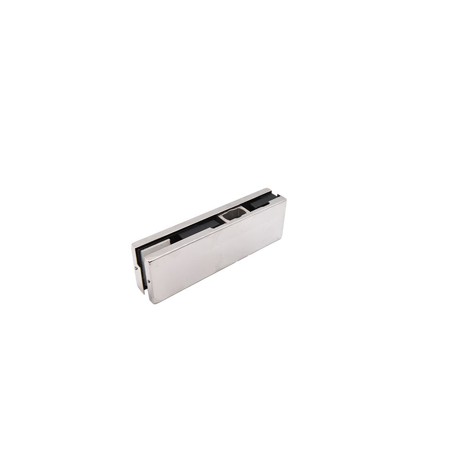 Clip de puerta de vidrio de acero inoxidable, clip inferior de aluminio fundido de inversión Specification image