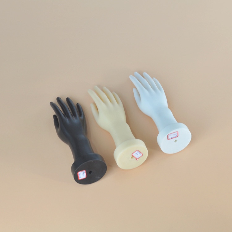 [Medium size] Plastic hand mold short hand mold gloves display props, jewelry rack, jewelry rack, watch rack, gift rack, daily necessities Specification drawing