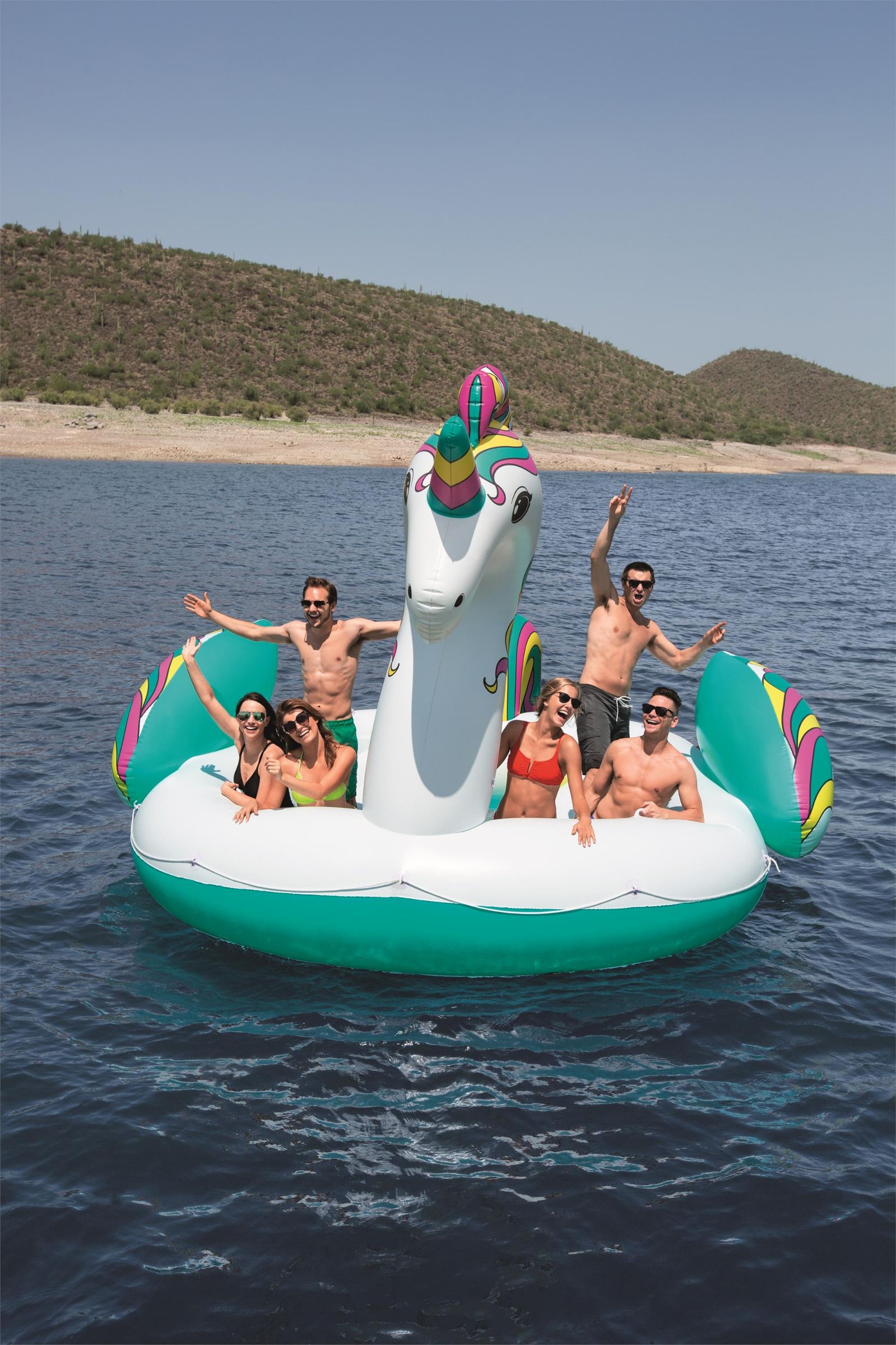 Bestway® 19'4" x 13'3"/5.90m*4.04m 巨型天马浮岛 独角兽大浮岛产品图
