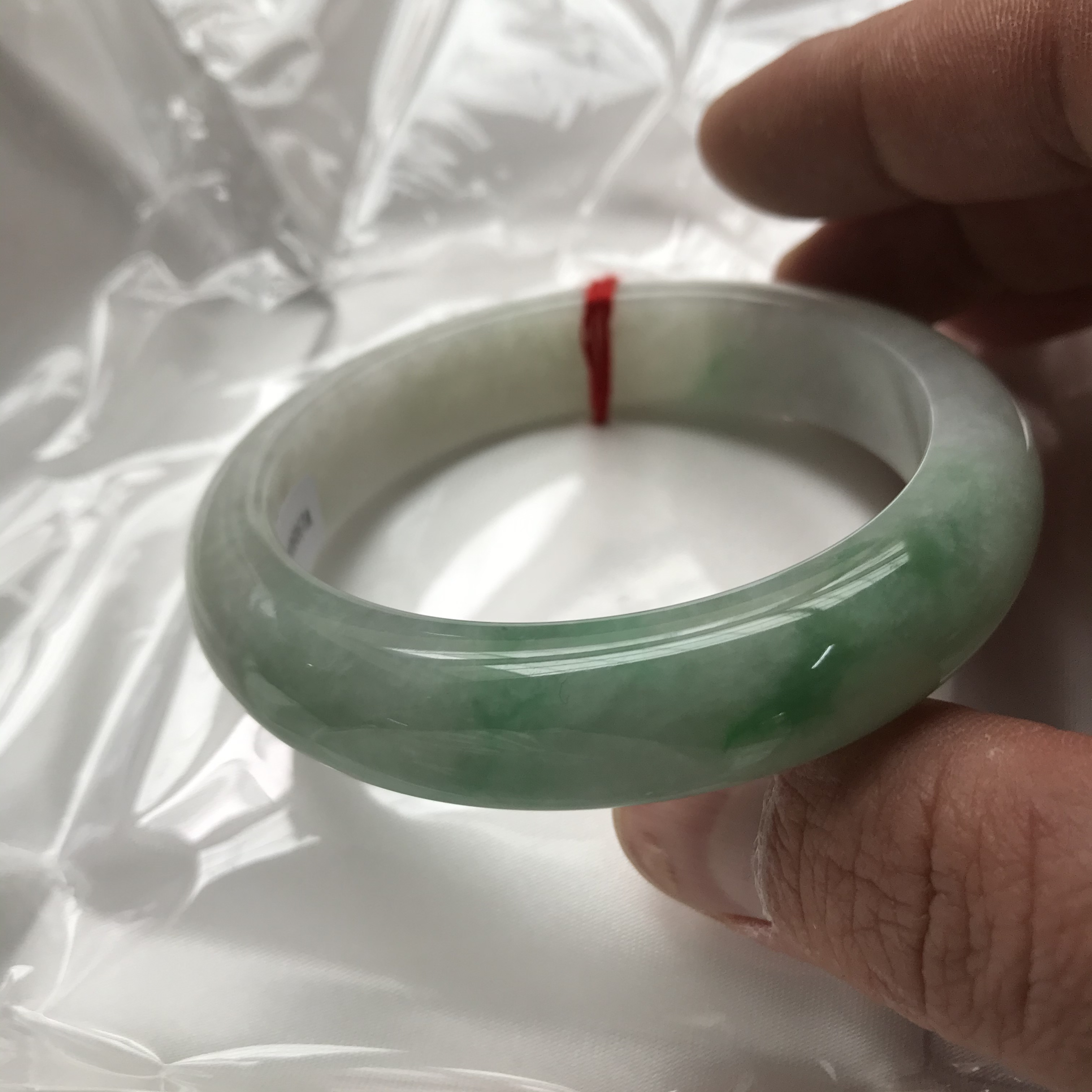 Natural Burmese jade A-grade bracelet details Picture