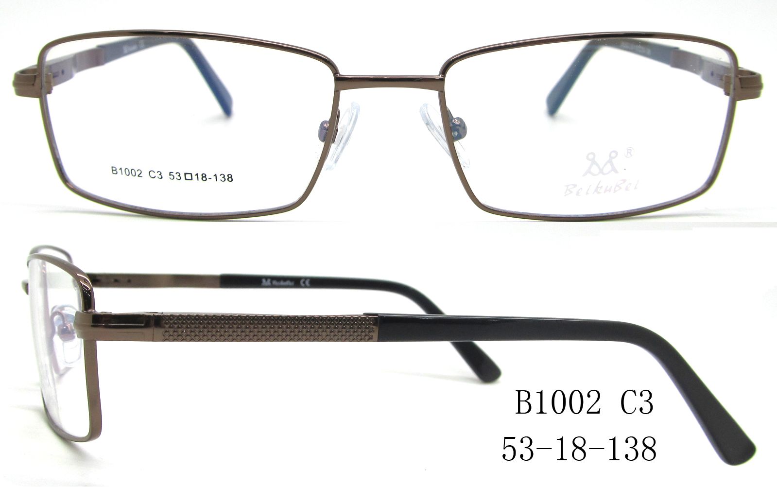 高档金属眼镜架B1002详情图2