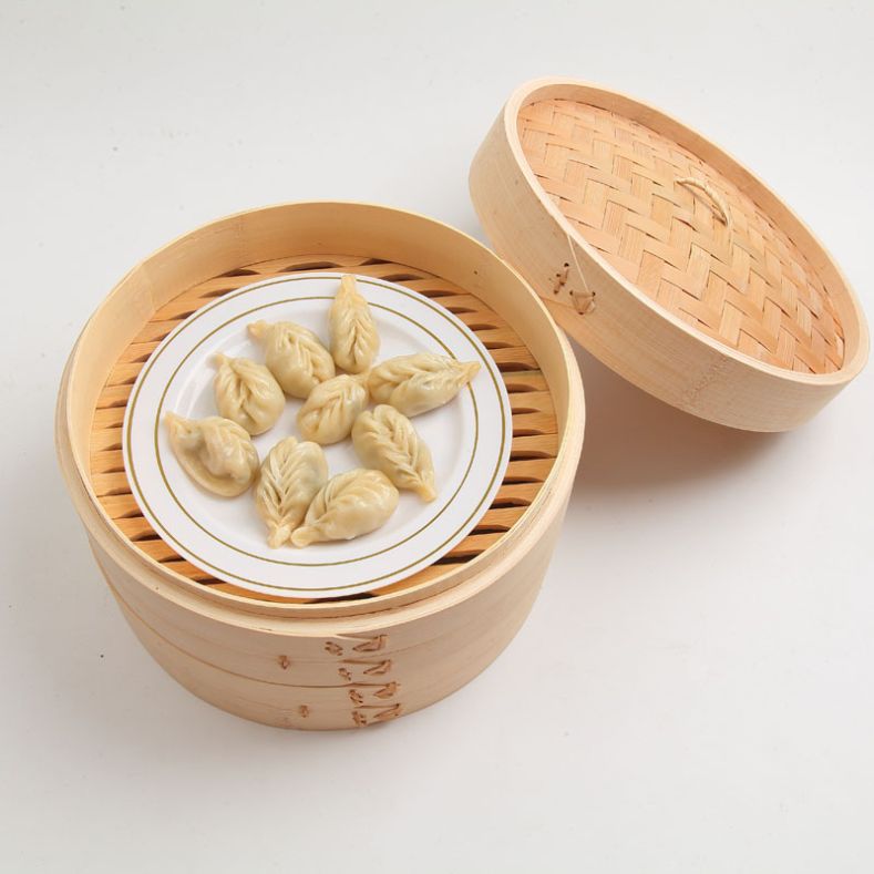 蒸笼 竹制 竹蒸笼 酒楼早茶蒸笼 天然环保 家用大号小笼包 馒头详情图2