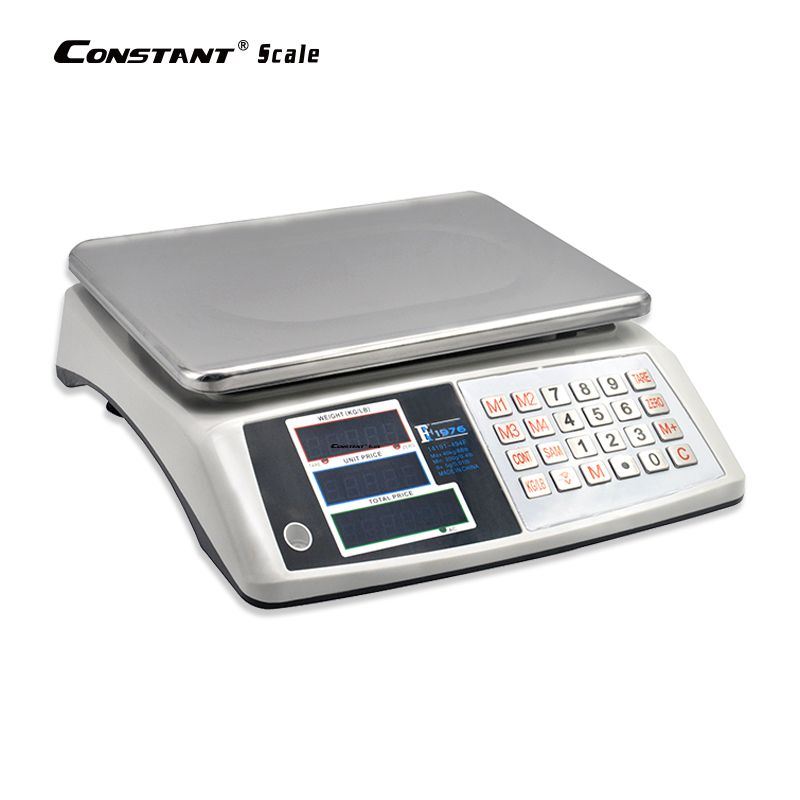 14192-494F electronic price platform scale, 40KG/5g electronic price scale, commercial scale, foreign trade English fruit scale