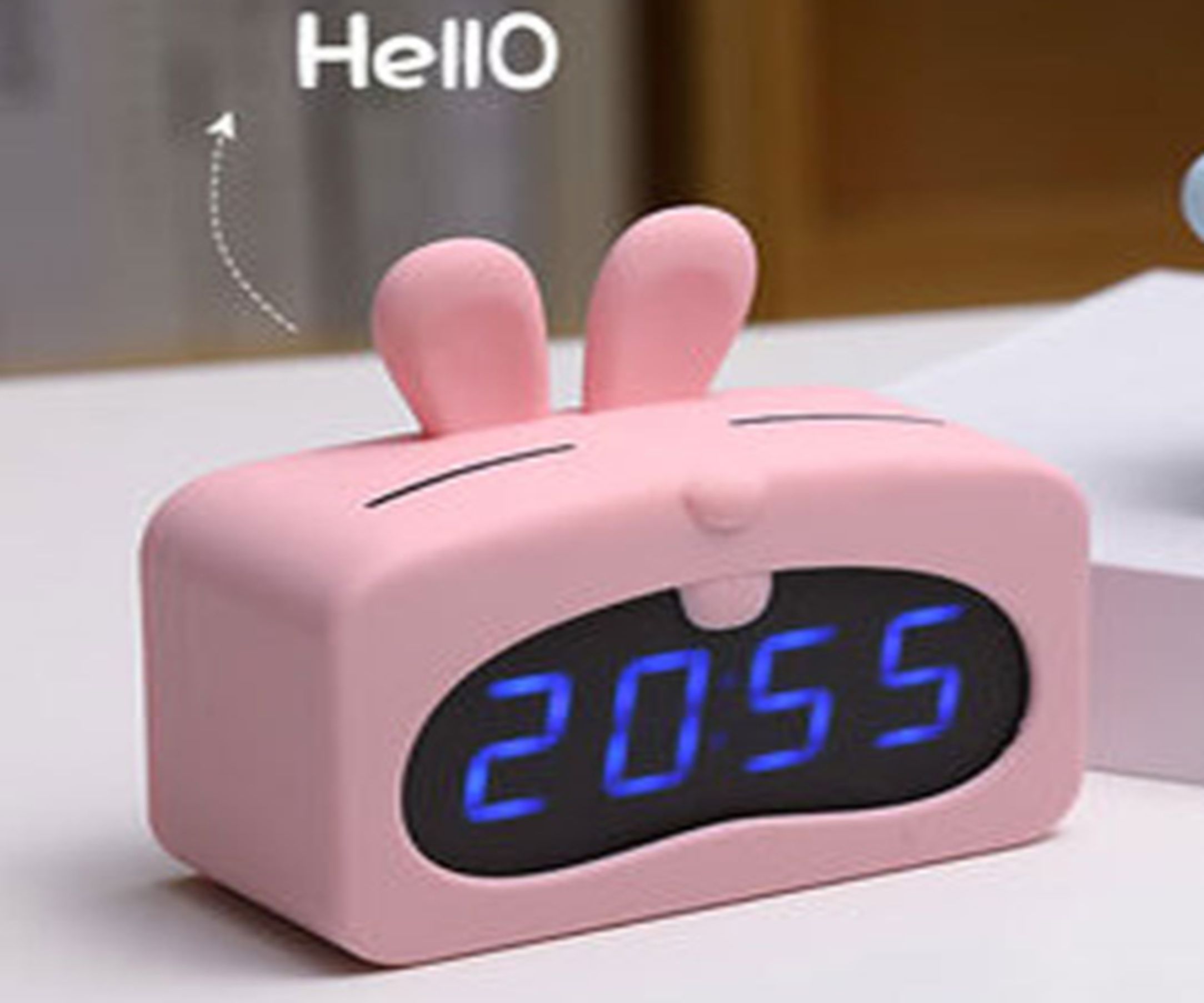 Yiwu Selection so lovely alarm clock pink LJA-002#/18056