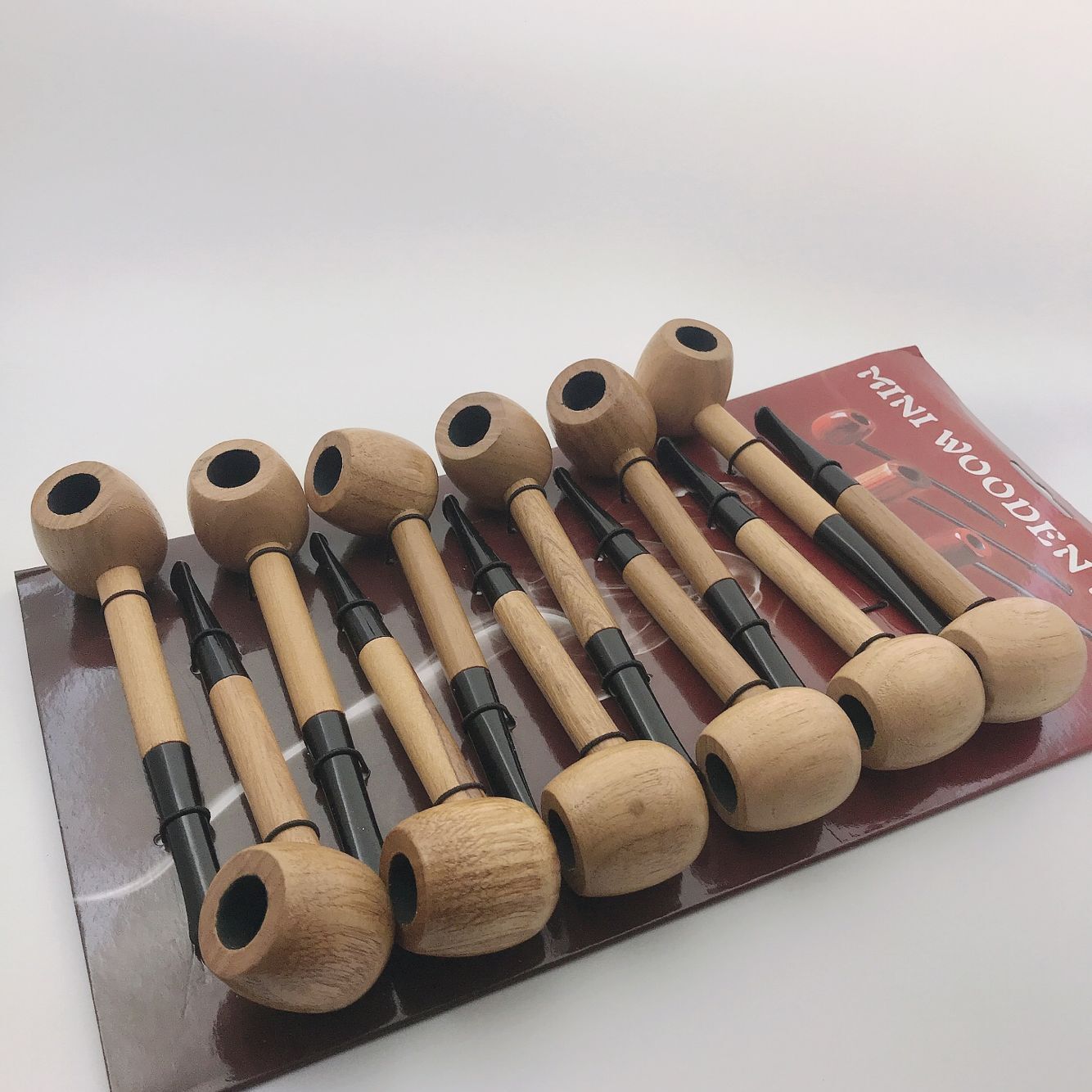 新款烟斗专用过滤男士老式实木烟丝斗手卷烟通用弯式烟斗产品图