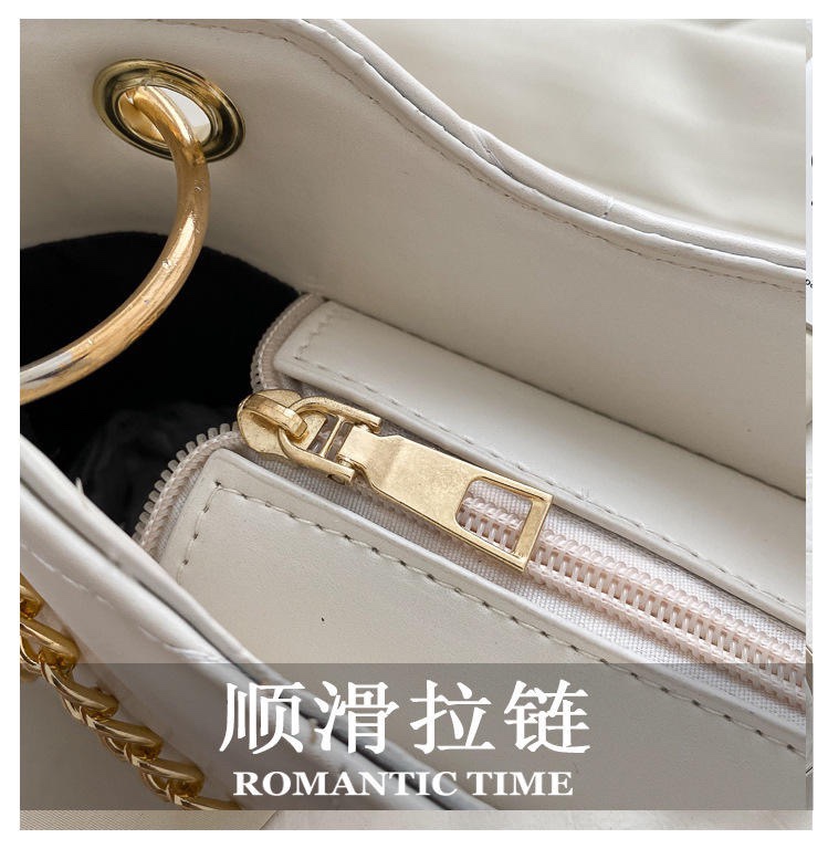 Domestic and foreign trade custom-made small bags, women's bags, 2020 popular new style, trendy and fashionable diamond-shaped chain single-shoulder bag, trendy and stylish armpit bag undefined
