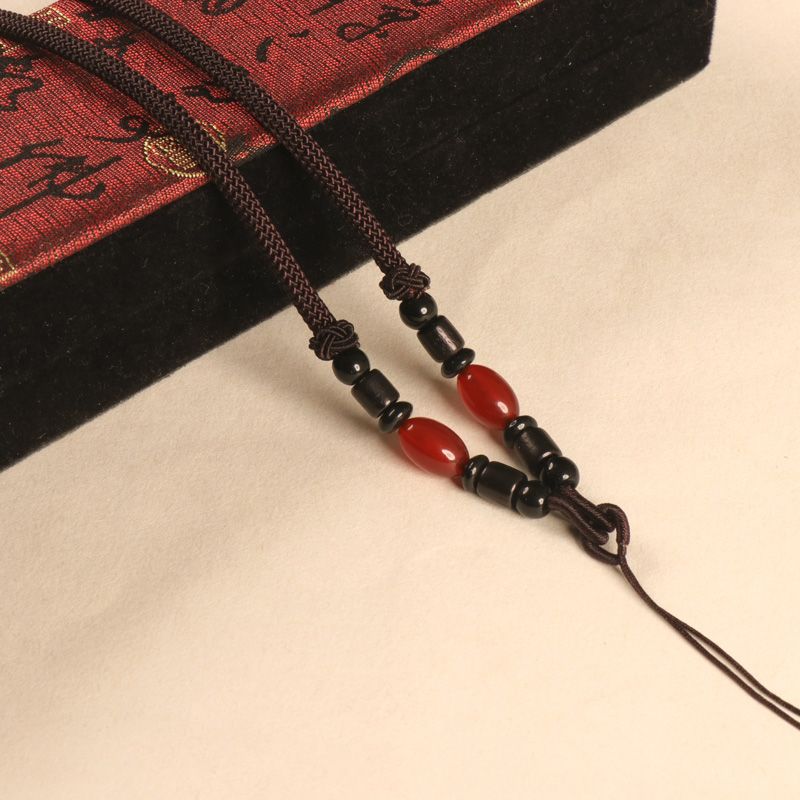 1.2 Yuan Beeswax Beads And Sandalwood Hand-Woven Lanyard details Picture