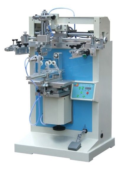 The 250MS round surface screen printing machine of Wenbang Packaging Printing Machinery is operated with integrity and offers excellent quality