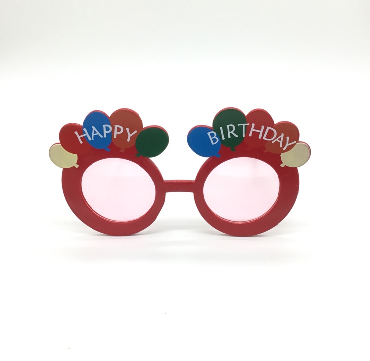 生日主题气球眼镜