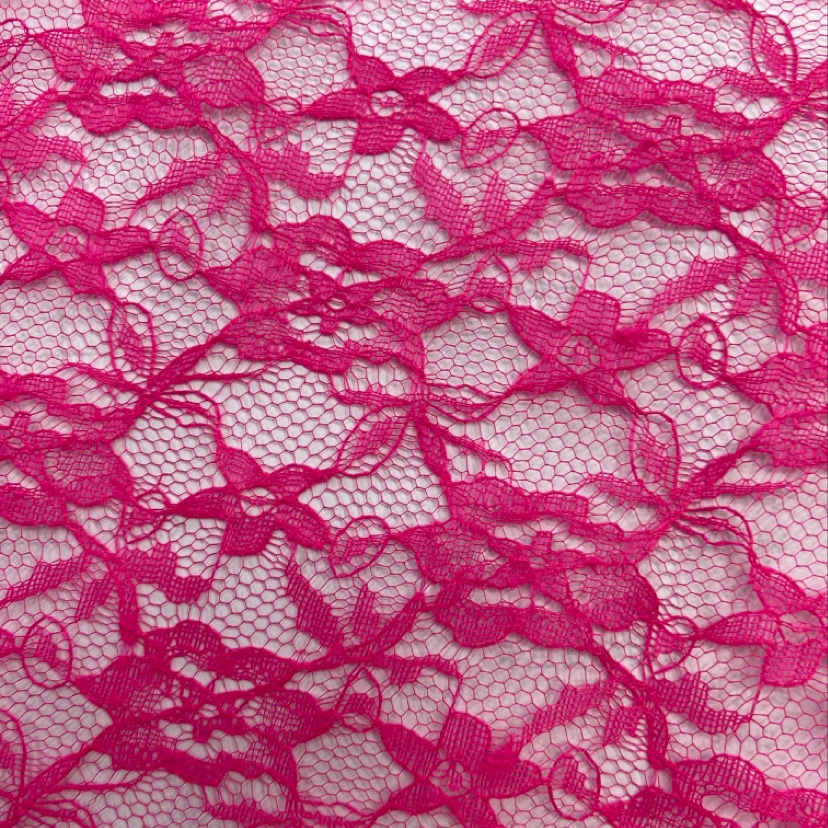 Pink Six Star Flower Fabric Clothing Fabric Ornaments Arts And Crafts Headwear Fabric Multi-Color Optional