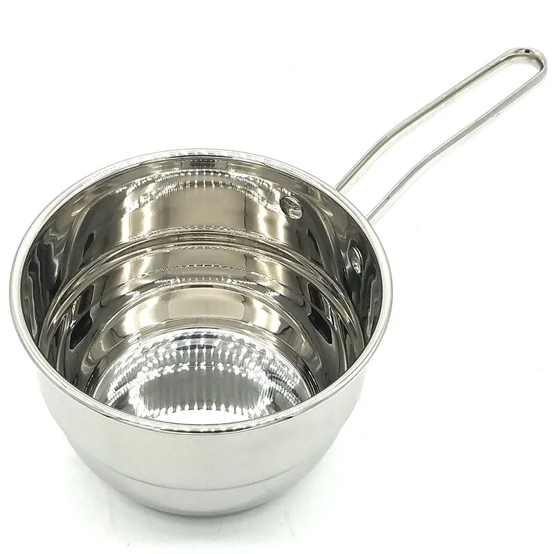 Factory direct sales of stainless steel milk POTS, single-handle noodle POTS and baby food POTS detail image 6