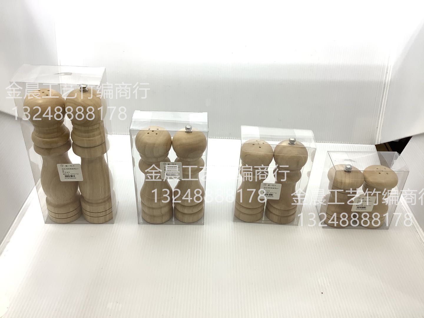 Pepper grinding set in pvc box detail image 1