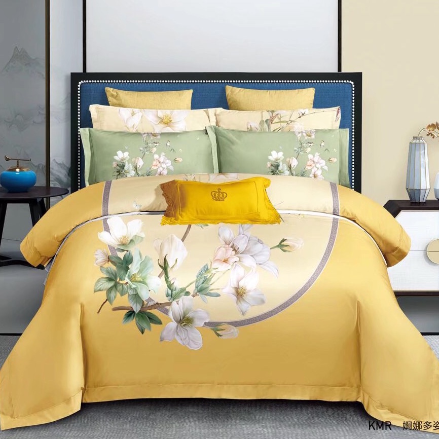 厂家直销新款高品质全棉大版定位磨毛四件套