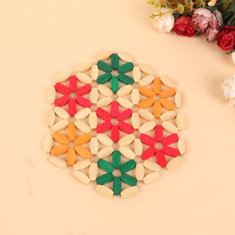 90精美竹制餐垫隔热垫