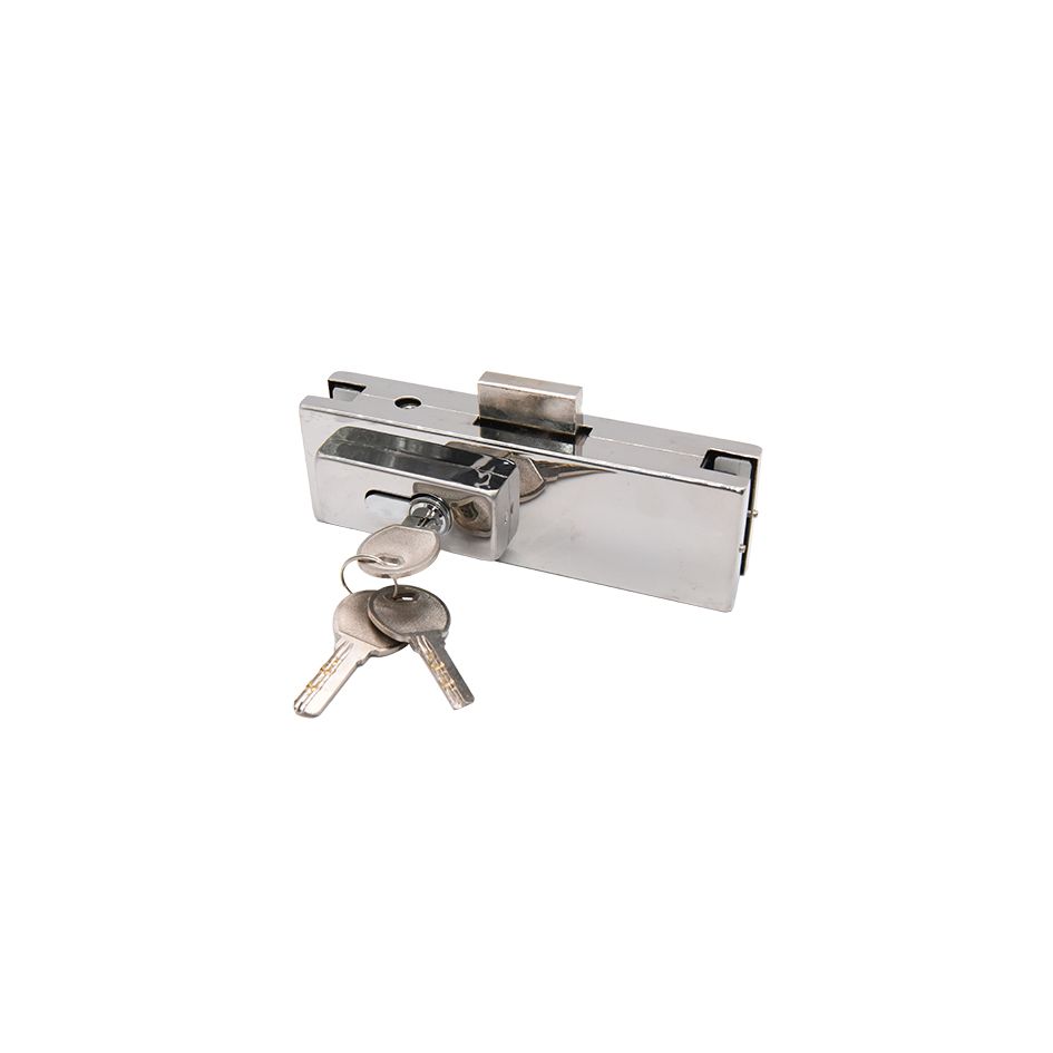 Stainless Steel Glass Door Clamp, Precision Cast Aluminum Lock Clamp Home Decoration Main Material Item Picture