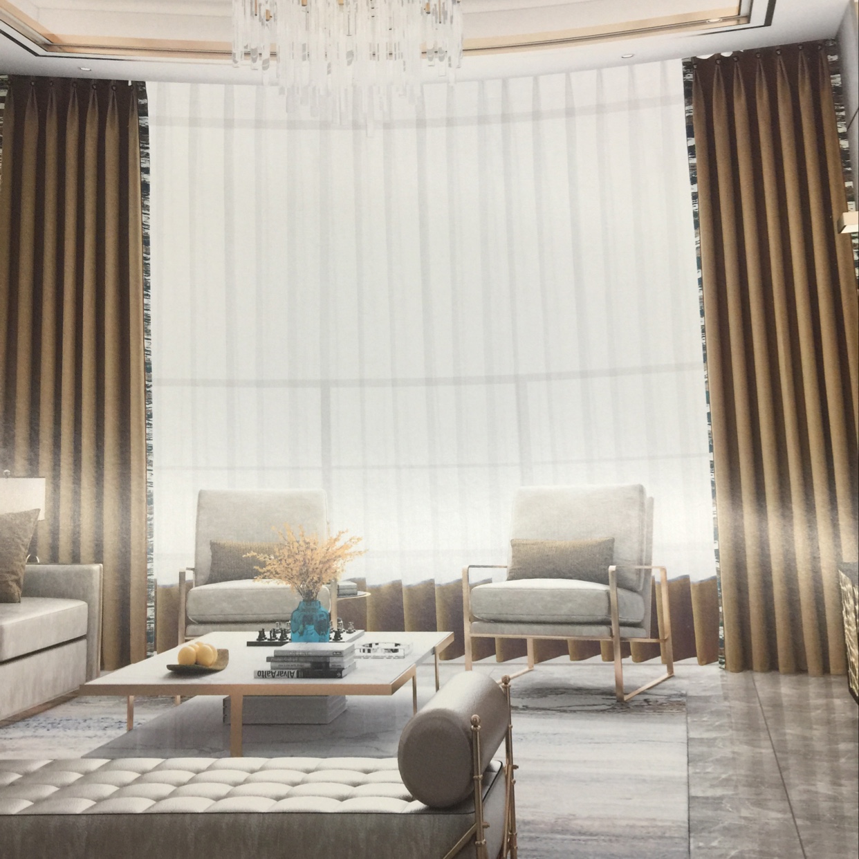 Chenille Curtain H202-7