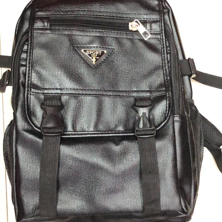 Leather Backpack Sports Bag Travel Bag
