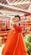 中国8梦系列 纯手工缝制 韩式布艺婚庆娃娃 婚房摆件 压床娃娃
