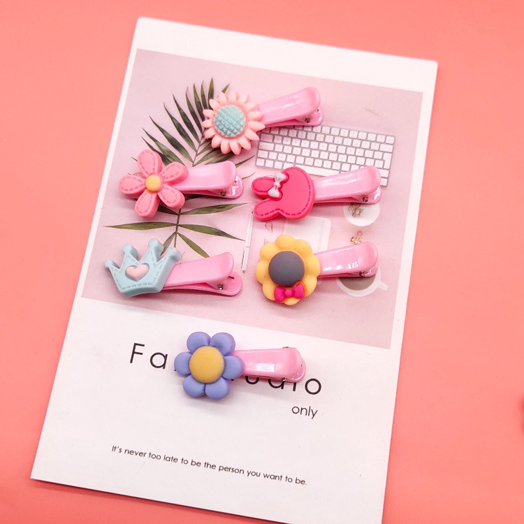 Korean version of children's hairpin baby hairpin cartoon small side clip broken hairpin girls and children hairpin award gifts thumbnail