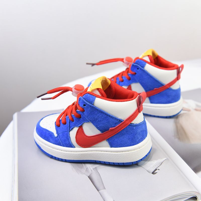 儿童篮球鞋2020新款潮女童鞋子中大童男童高帮防滑运动鞋详情图1