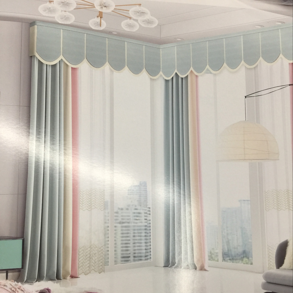 "Fuguang Ruoxin Series Curtains c