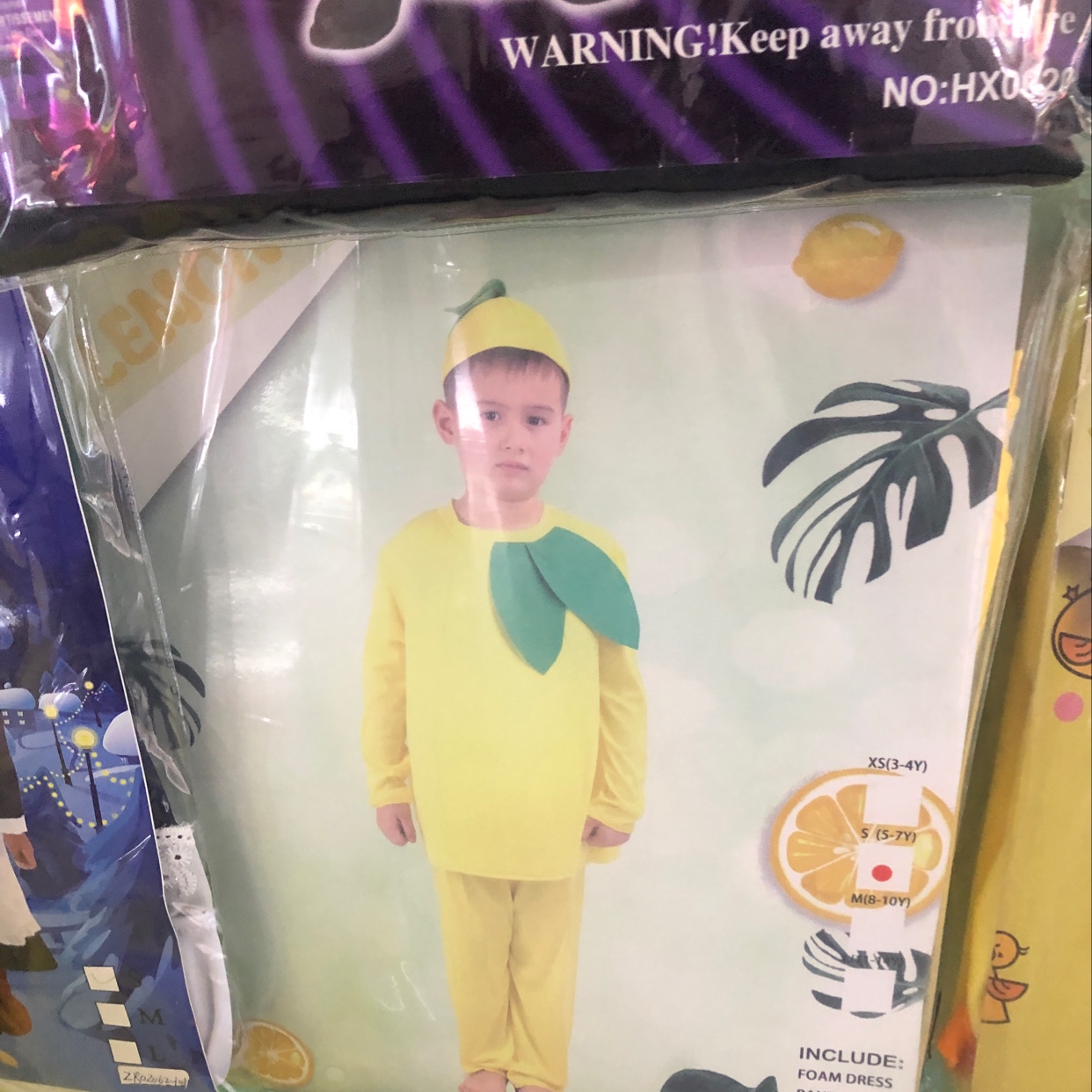 儿童水果服柠檬