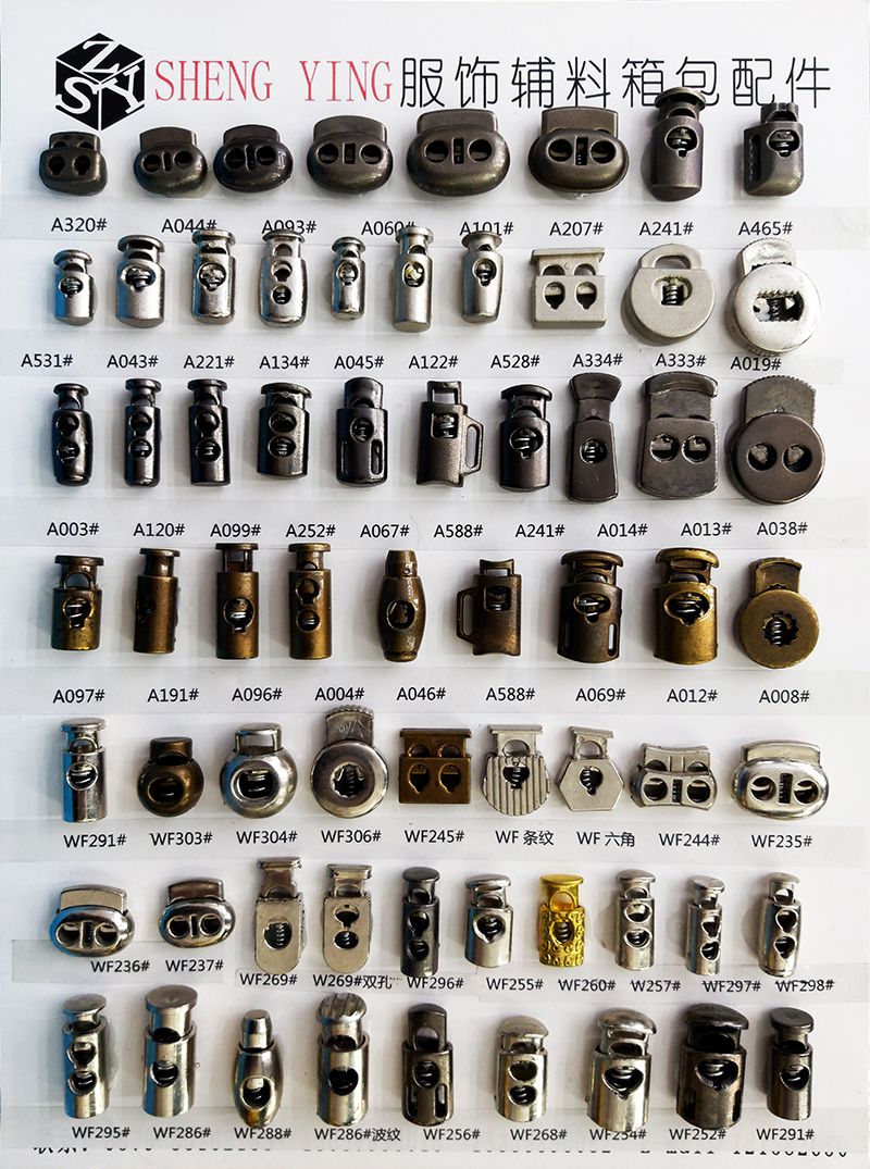 Spring buckle, garment accessory rope buckle, rope stop, hanging clock chuck, electroplated buckle, nylon buckle, button detail image 5