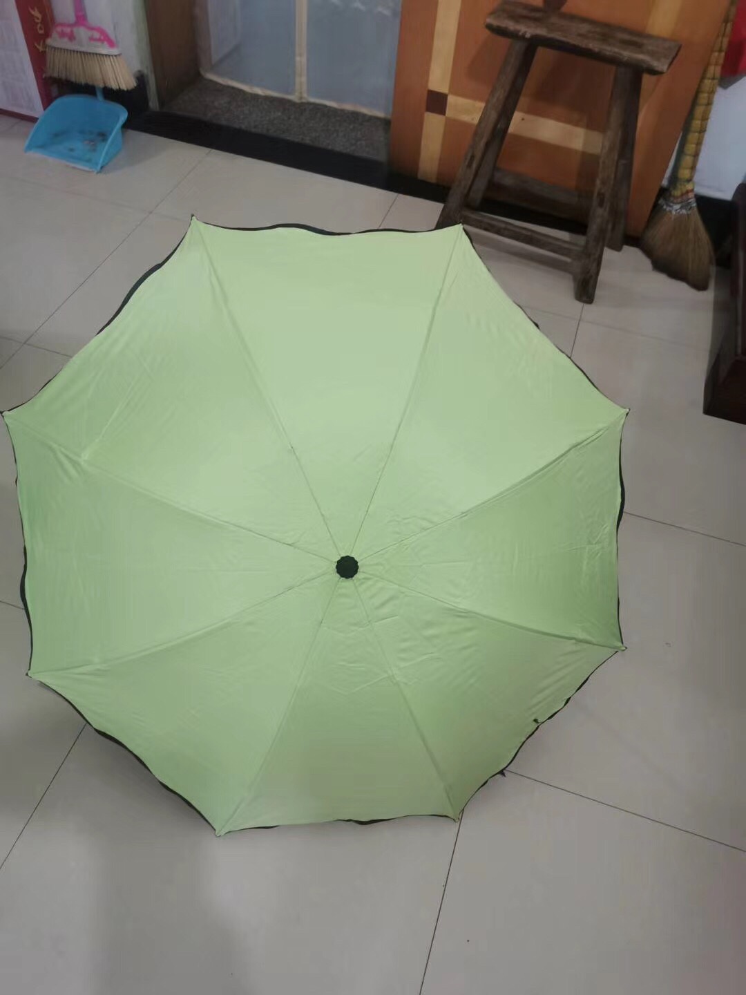 The Edge Of A Lotus Leaf Blooms When It Meets Water undefined