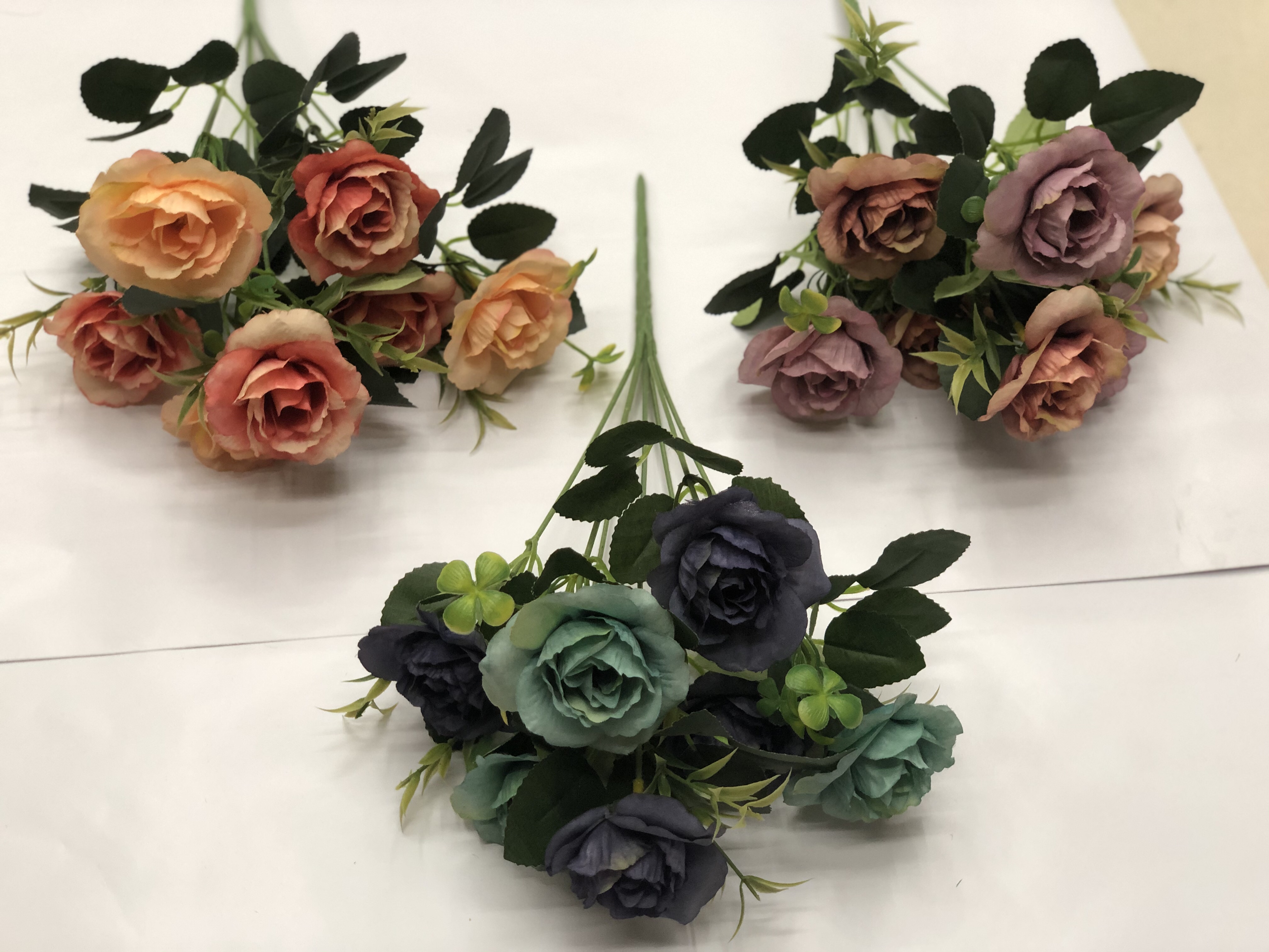 仿真花/要掃墓用的塑膠花/硅胶人造花/春天花园/仿真花河北细节图