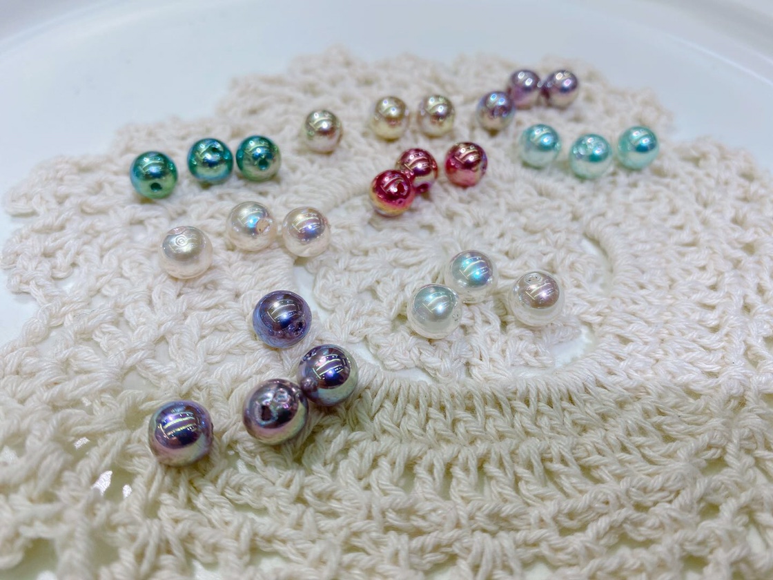 0046- Colorful pearl full figure