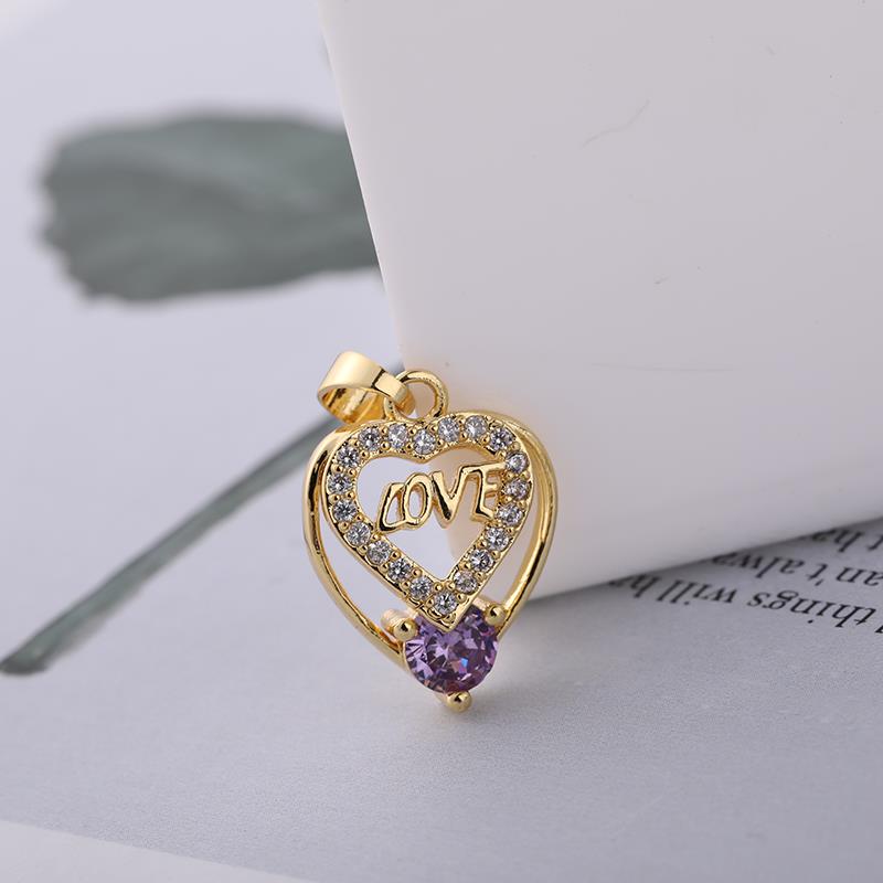 Direct sales from the manufacturer of the popular Qixi Festival LOVE heart-shaped pendant, pendant and accessory with full diamonds details Picture