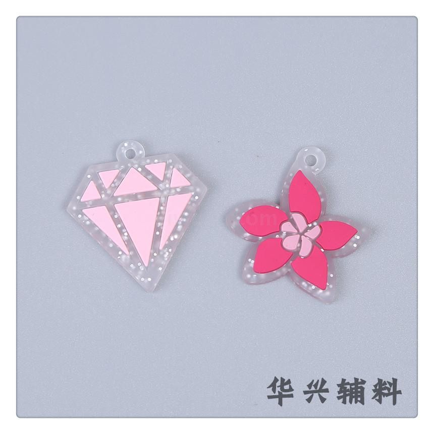 厂家直销硅胶配件 滴塑 卡通配件 挂坠