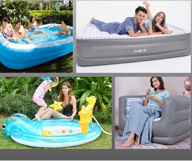 Portable household electric air pump, small inflation and air extraction, baby swimming ring, inflatable bed, water pool air pump detail image 14
