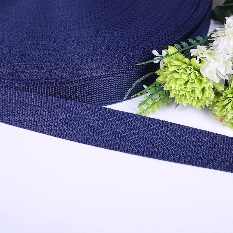 Black 3.0cm plain weave polypropylene webbing in stock, new European standard eco-friendly webbing, excellent bag and backpack straps, multi-purpose detail image 1