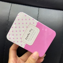 Small fresh tin storage box hair accessories storage box