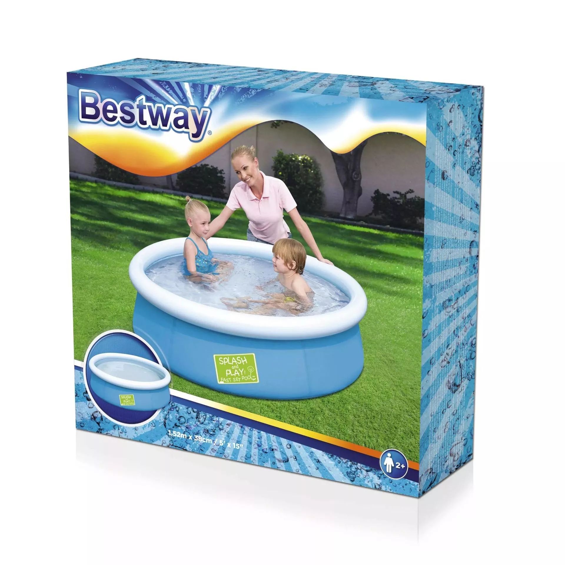 1.52mx 38cm Quick-set swimming pool - a fun outdoor swimming pool suitable for children detail image 7