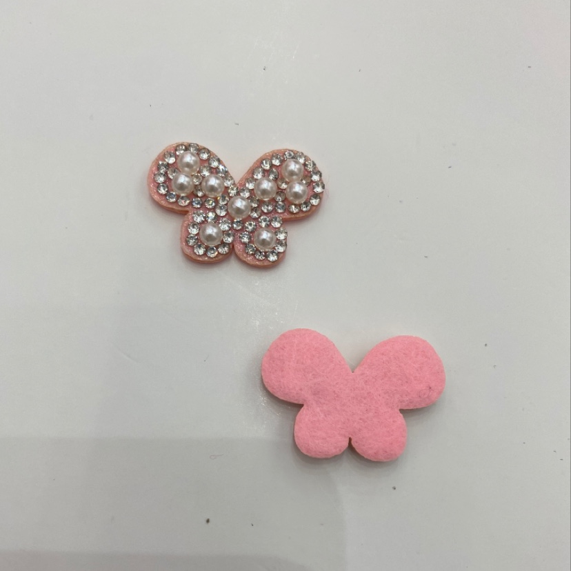 Pearl butterfly ultrasonic accessory jewelry headwear color, hand-decorated with small cloth flowers, pearl butterfly ultrasonic accessory jewelry headwear color, hand-decorated with small cloth flowers, pearl butterfly ultrasonic accessory jewelry headwear color details Picture