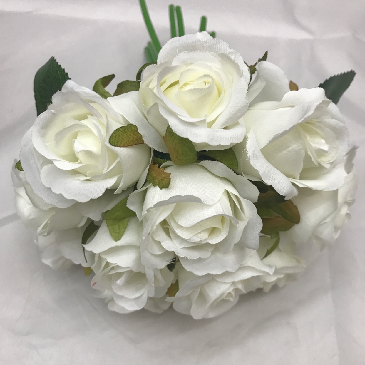 Twelve brides are holding bouquets undefined