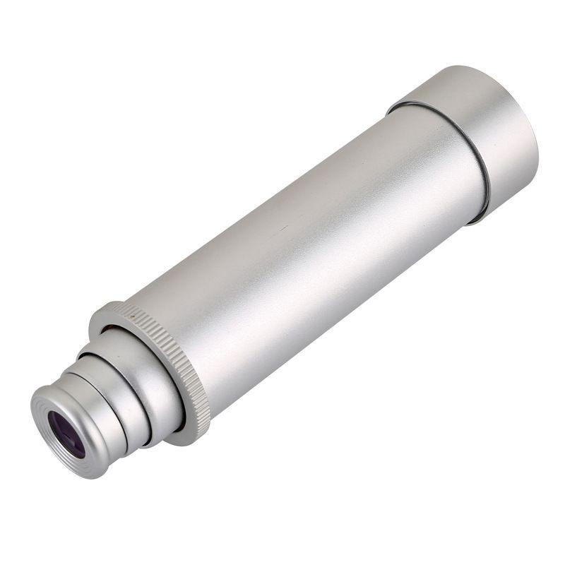 ZIYOUHU Silver monocular Pirate Telescope Metal Children's high-power monocular Pocket Gift 25x30 Custom Item Picture