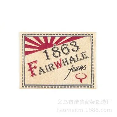 Supply Manufacturers To Customize High-Grade Clothing Marks To Customize All Kinds Of Label Hot Embroidery Sample Processing
