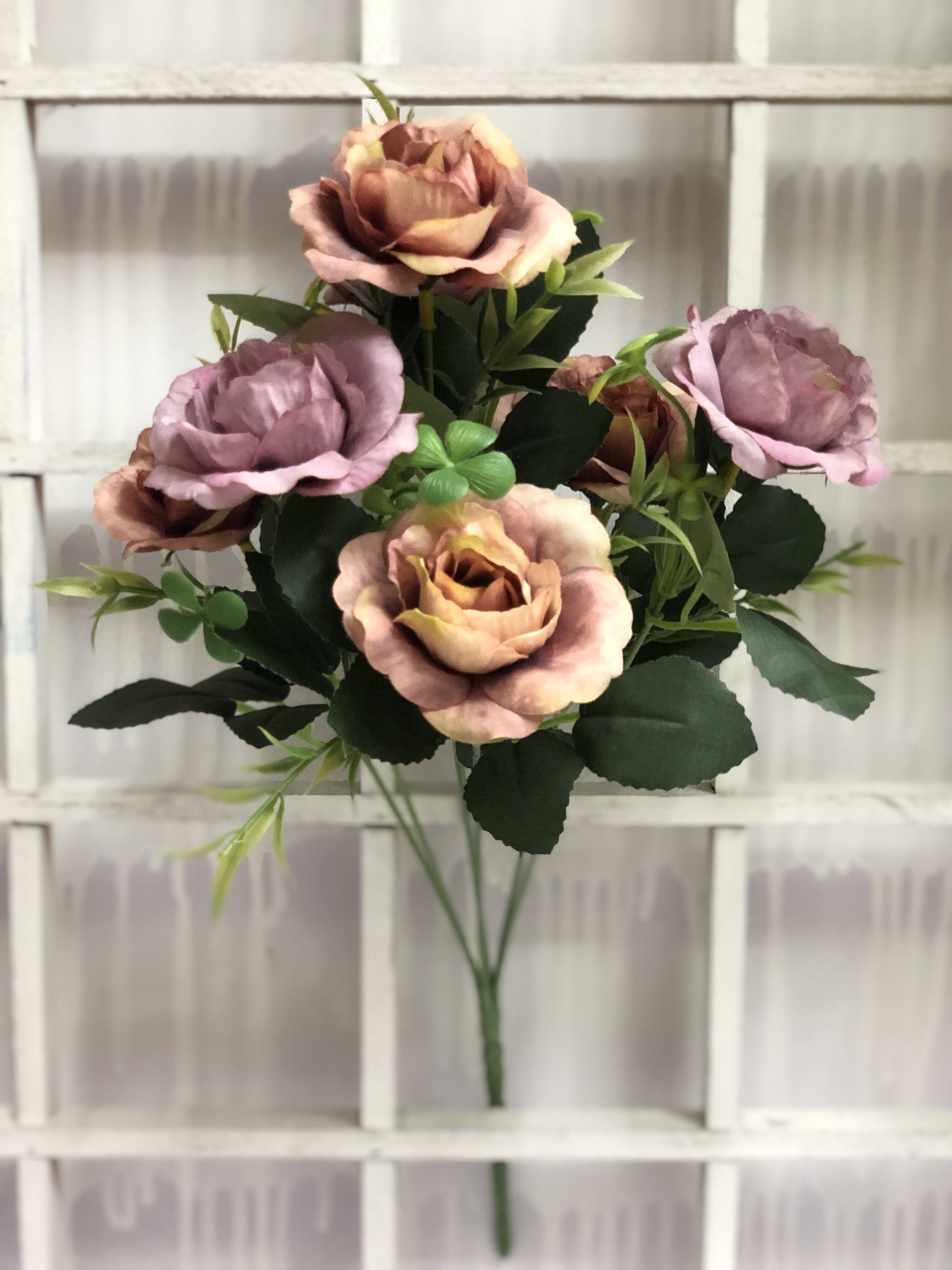 仿真花/要掃墓用的塑膠花/硅胶人造花/春天花园/仿真花河北白底实物图