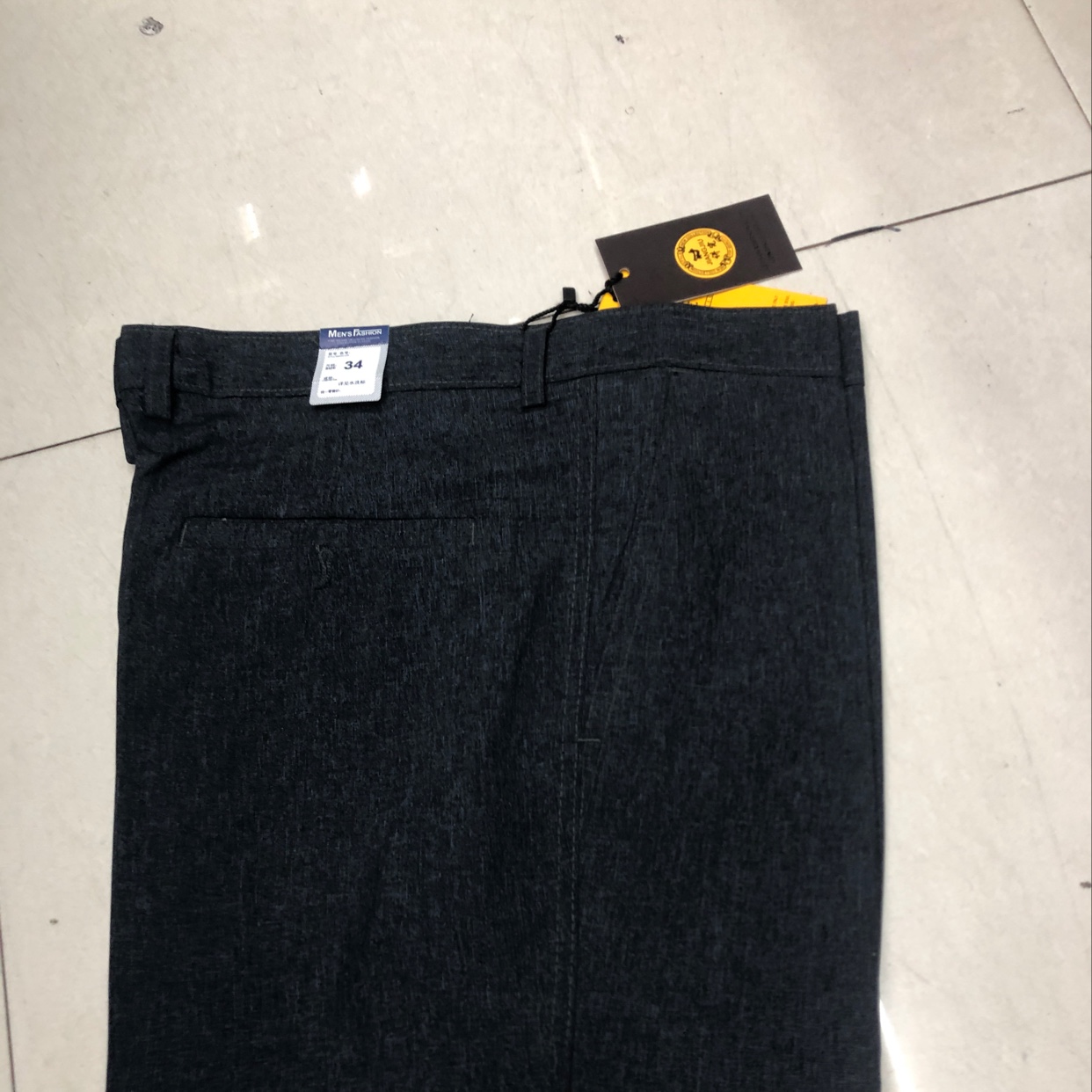 Stretch linen trousers thumbnail