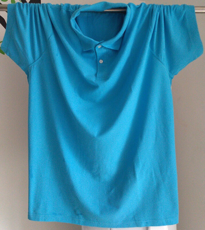 蓝色宽松短袖产品图