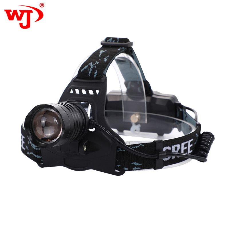 跨境爆款厂家直销充电P50灯泡强光头灯防水钓鱼灯电筒头戴式批发