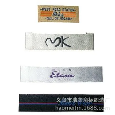 Supply All Kinds Of Trademark Clothing Collar Calibration To Do Clothing Accessories Yiwu Wash Water Label Free Proofing Main Mark Custom